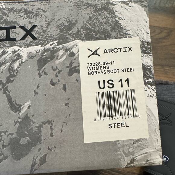 Arctix Boras Gray Winter Snow Boots Faux Fur Waterproof Women’s 11 NWT - Picture 5 of 5
